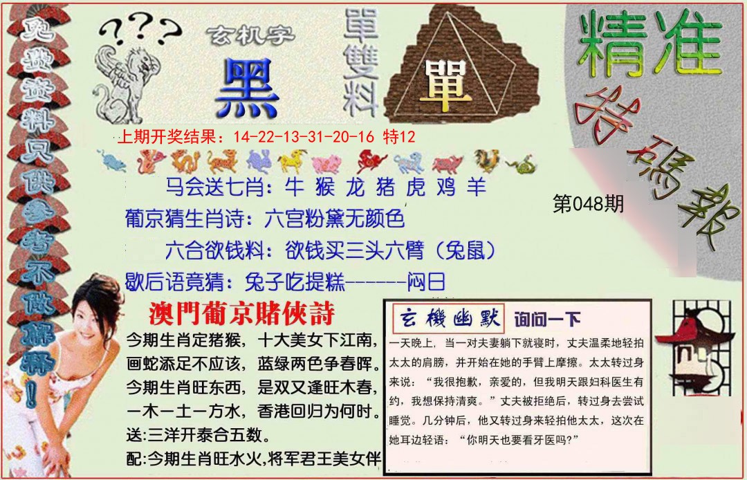 048期精准<特碼報>[图]