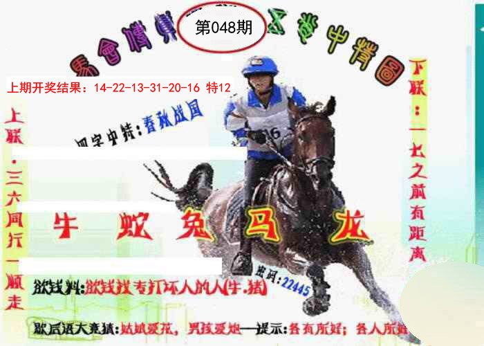 048期马会传真-五肖料[图]
