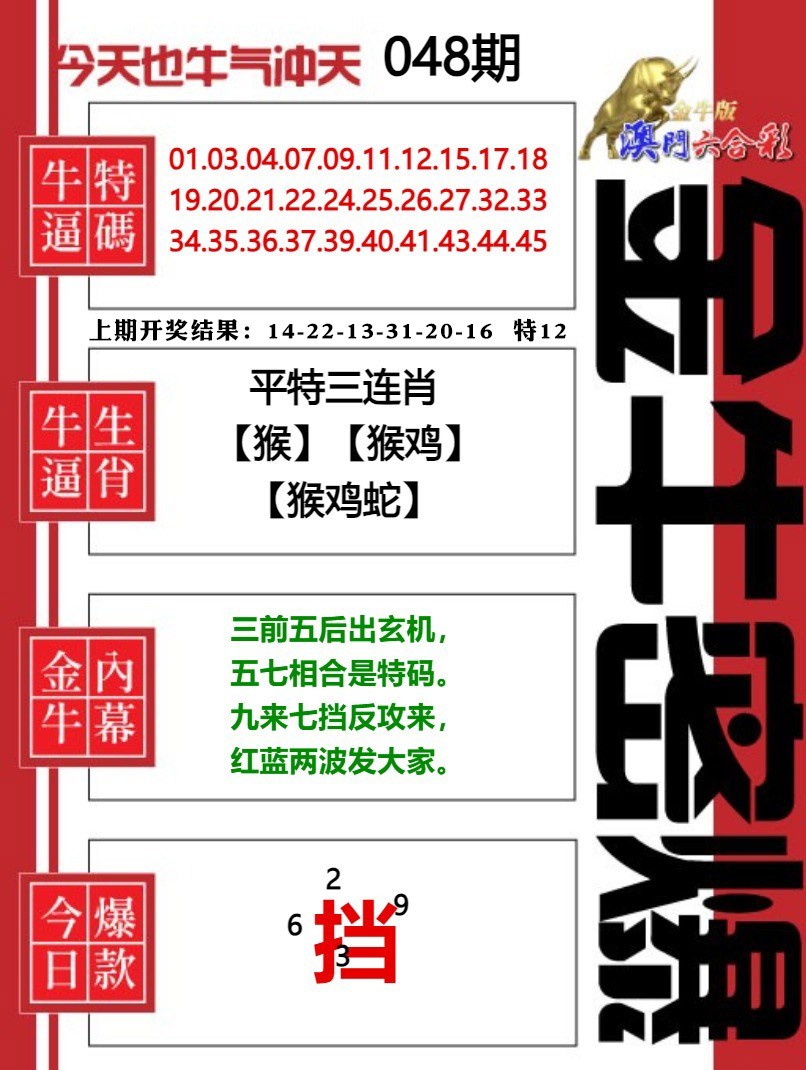 048期金牛密爆[图]