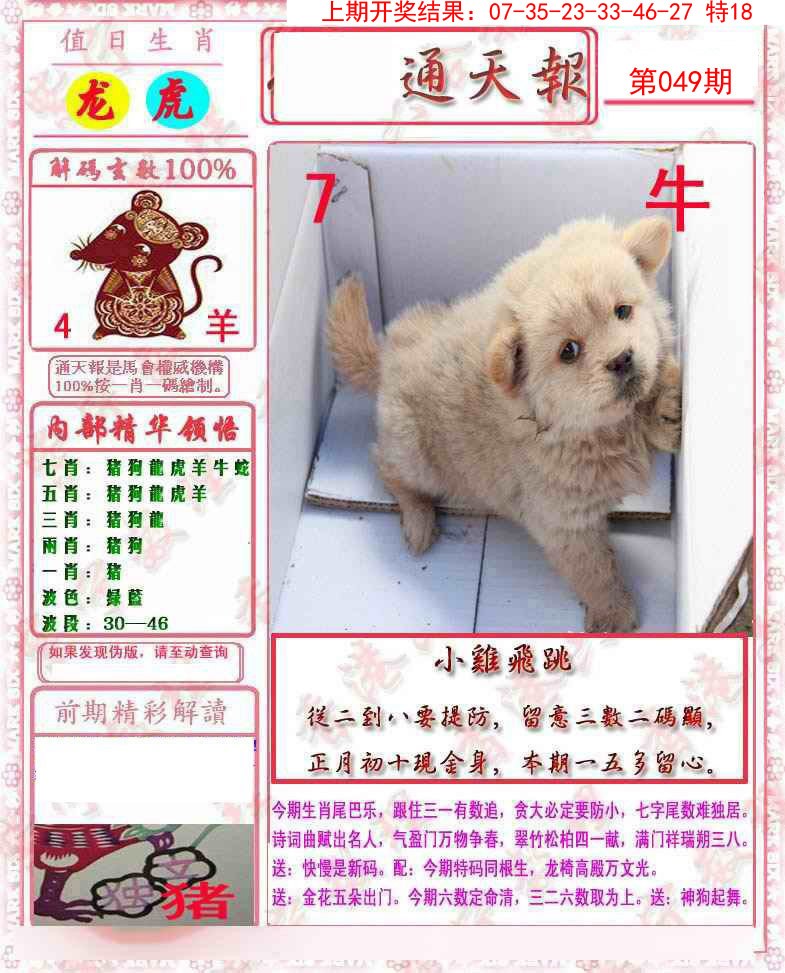 049期马经通天报[图]