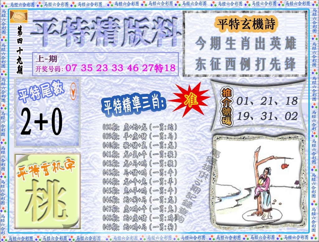 049期平特精版料[图]