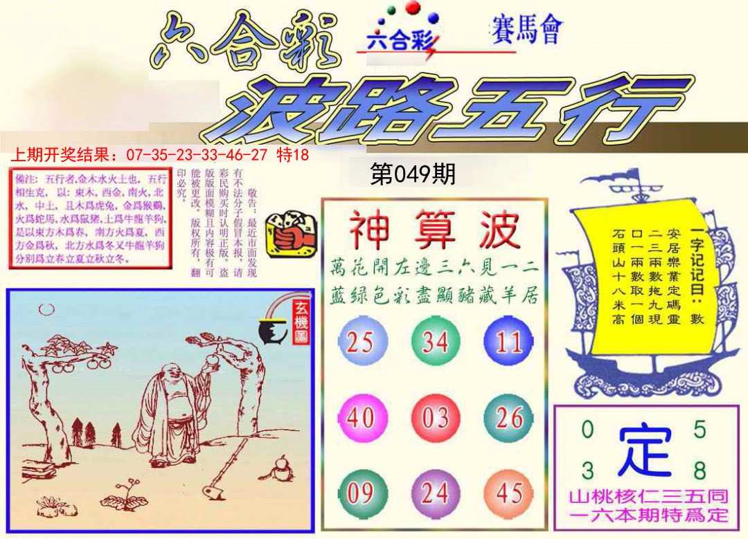 049期波路五行[图]