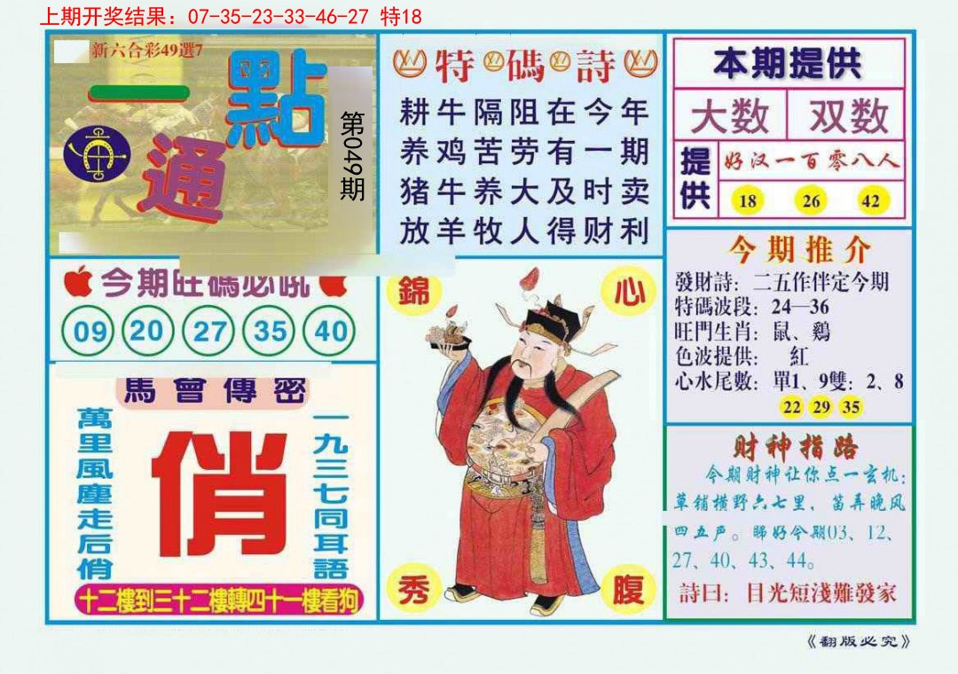049期一点通[图]