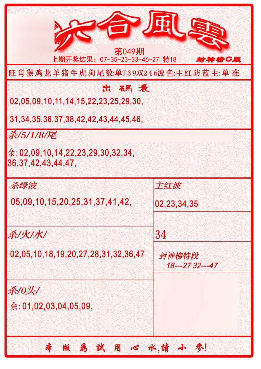 049期六合风云B[图]