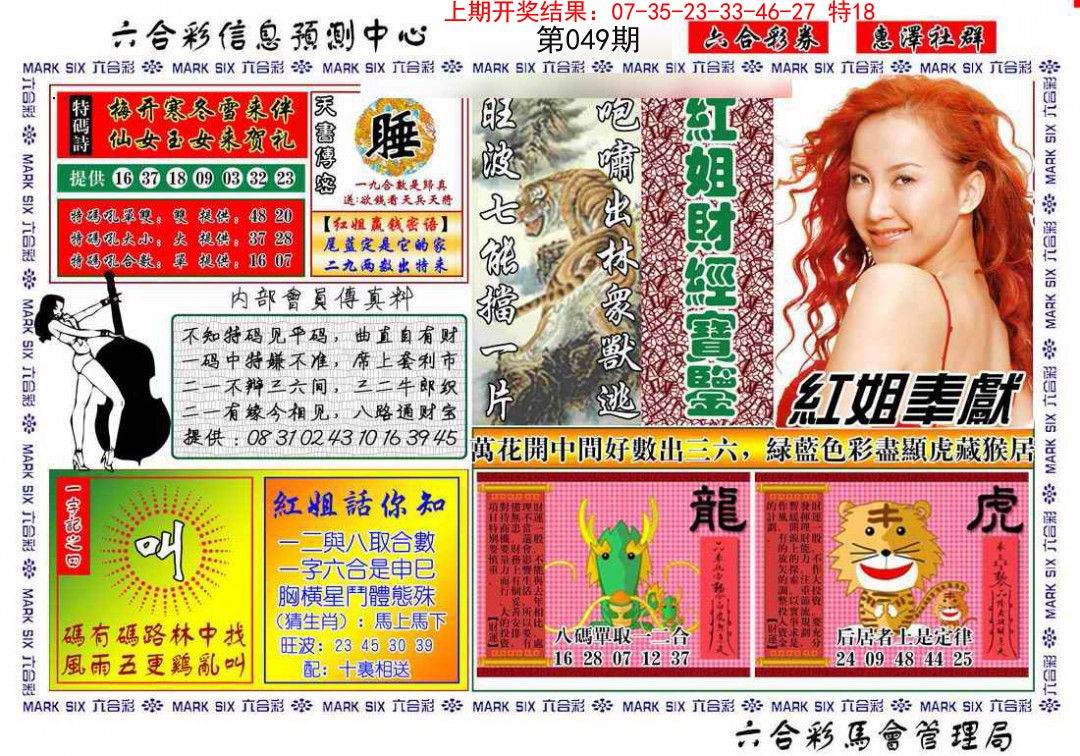 049期红姐财经宝鉴[图]