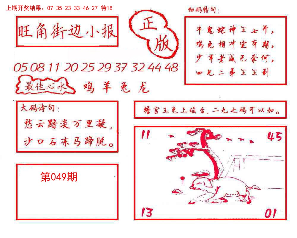049期旺角街边小报[图]
