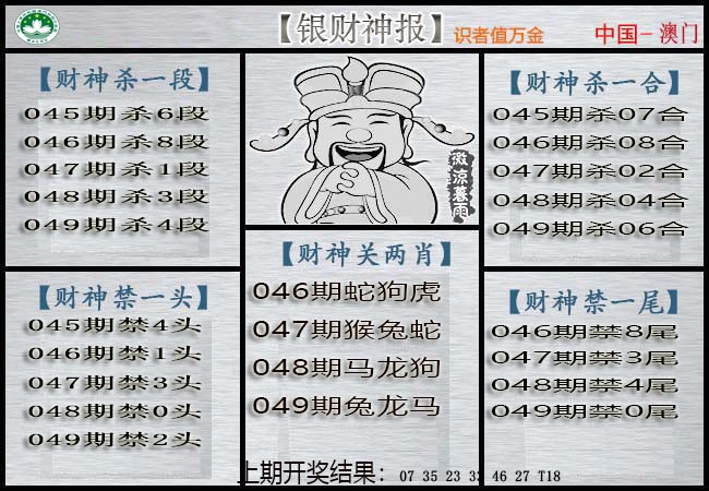 049期银财神[图]