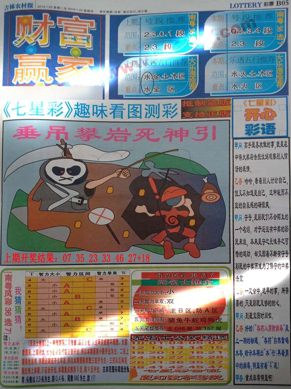 049期七星彩图(高清)[图]