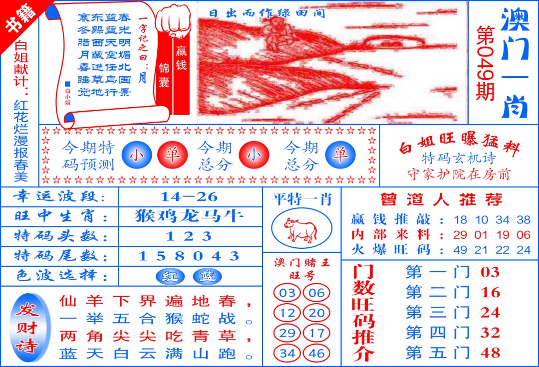 049期澳门东北虎[图]