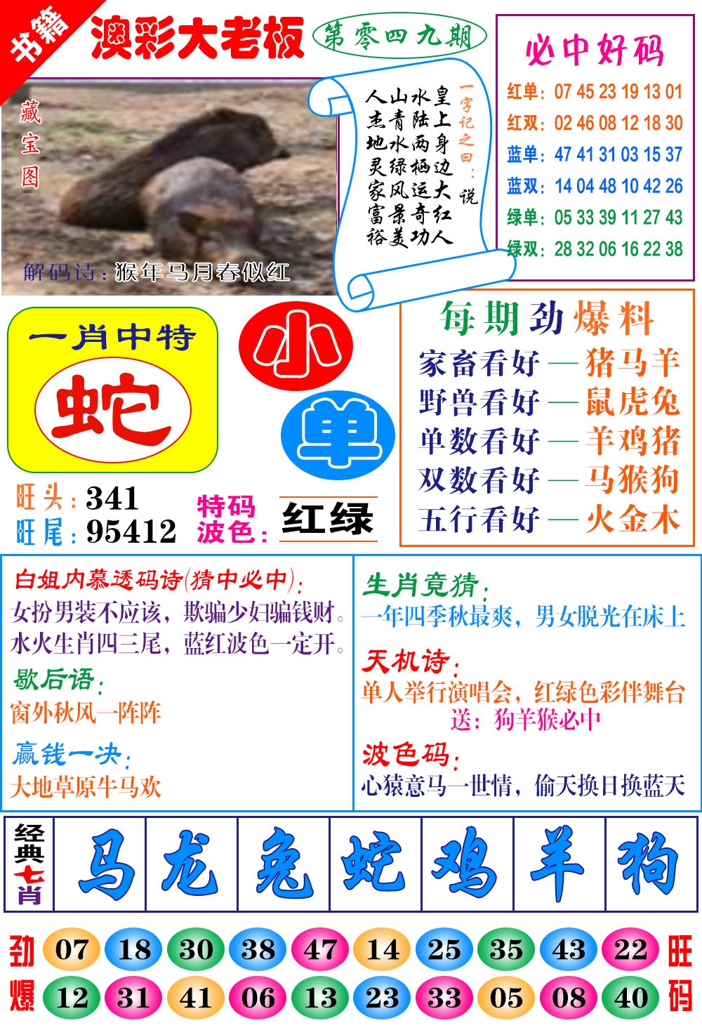 049期澳门大老板[图]