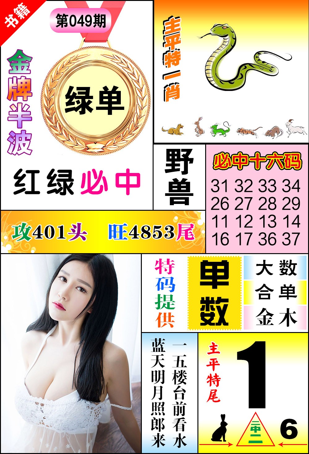 049期澳门金牌半波[图]