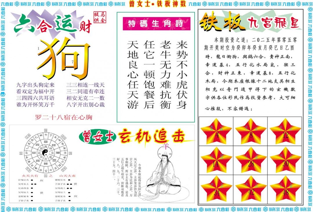050期曾女士铁板神数B[图]