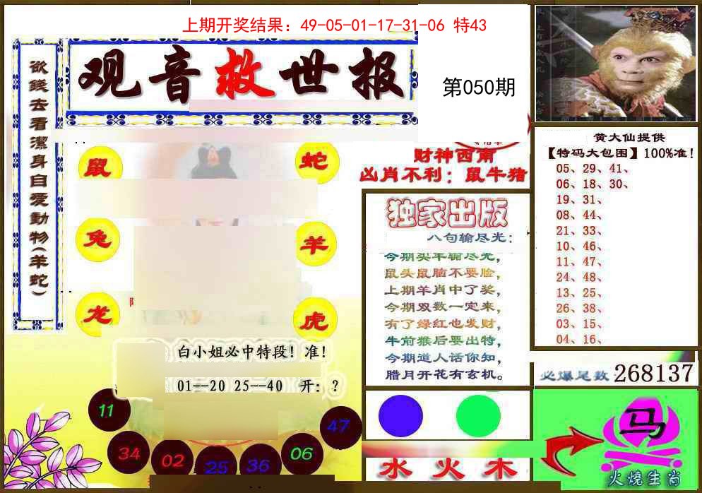 050期(另)观音救世密报[图]