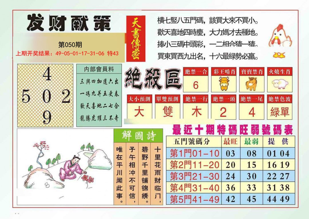 050期发财献策[图]