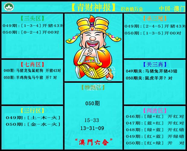 050期青财神[图]