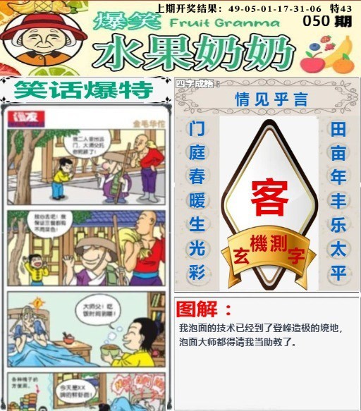 050期爆笑水果奶奶[图]
