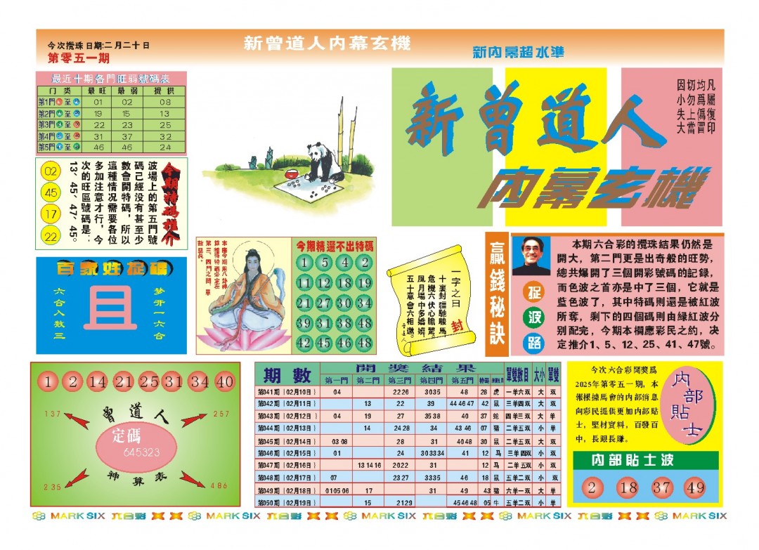 051期新曾道人内幕A[图]