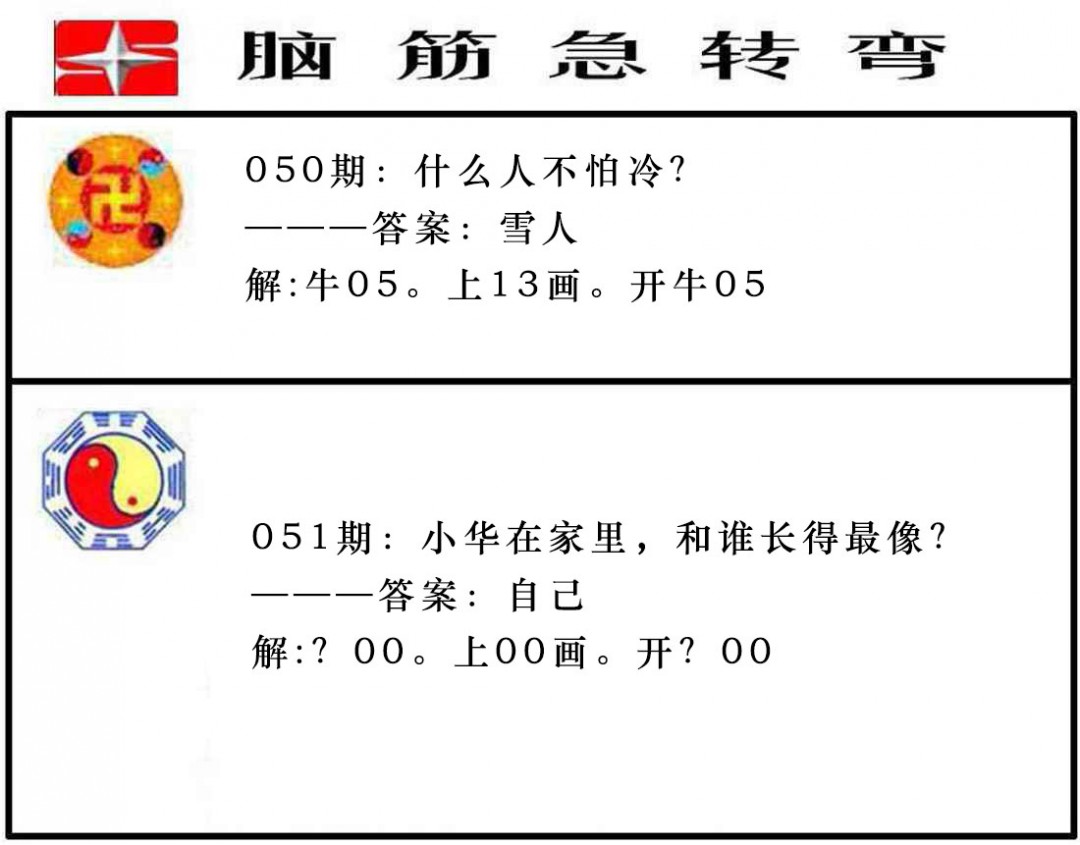 051期脑筋急转弯[图]