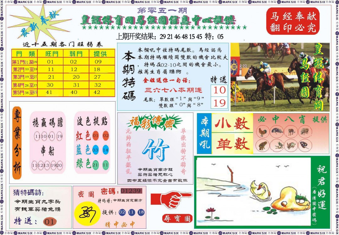 051期体育网马经图[图]