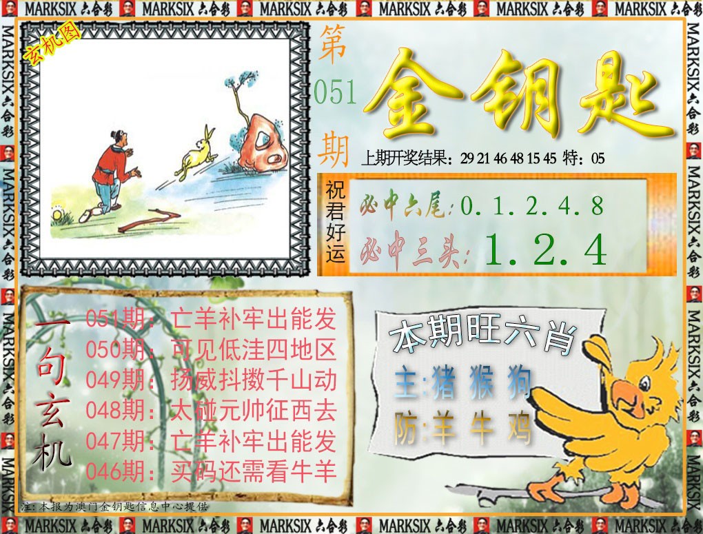 051期金钥匙[图]