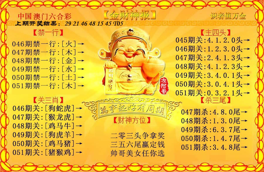 051期金财神[图]