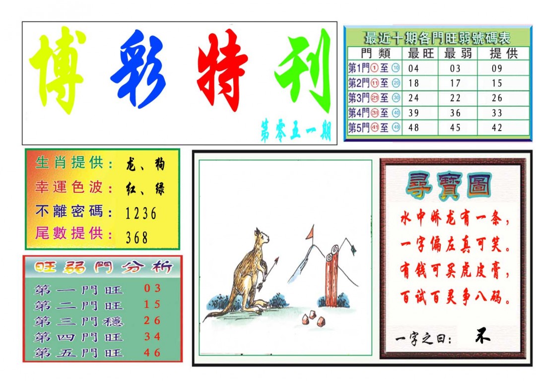 051期博彩特刊[图]
