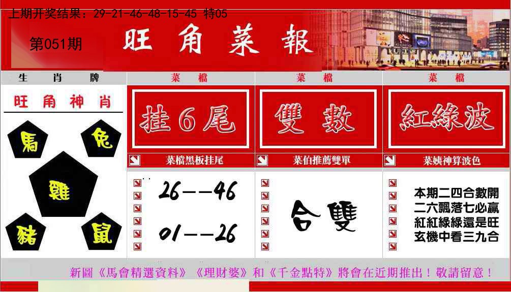 051期旺角菜报[图]