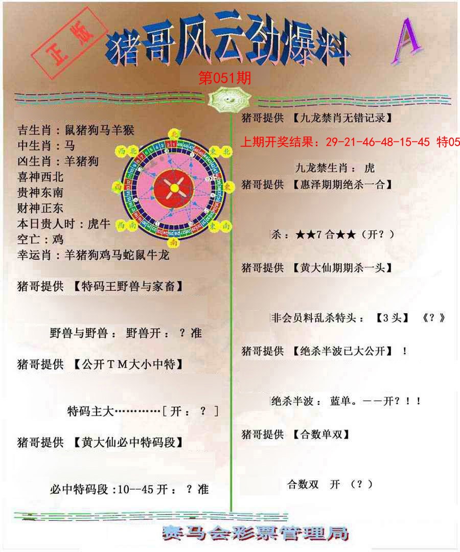 051期猪哥风云劲爆料A[图]