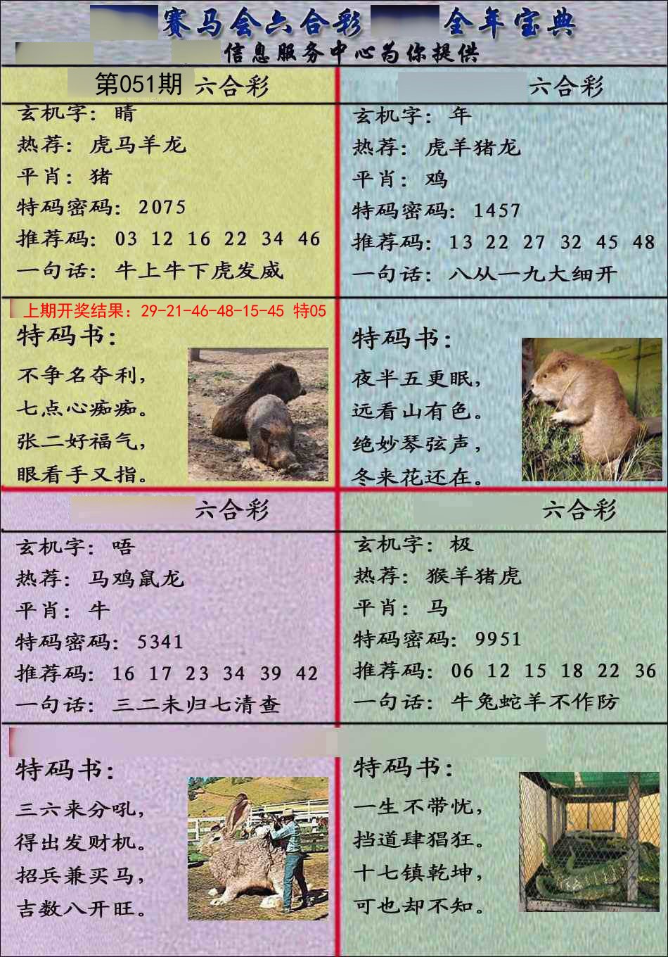 051期宝典报[图]