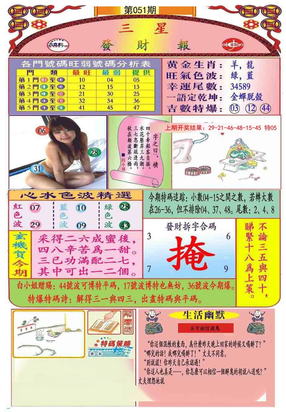 051期三星发财报(推荐)[图]