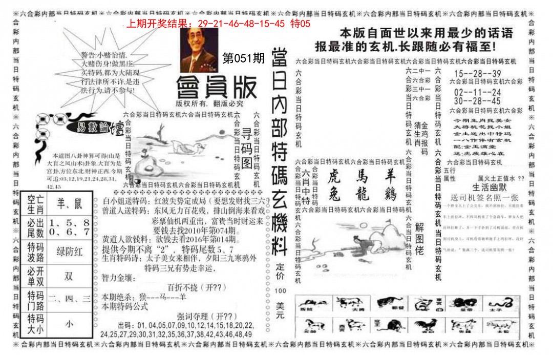 051期当日特码玄机报[图]