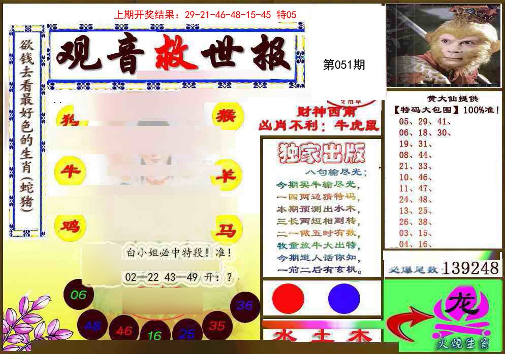 051期(另)观音救世密报[图]