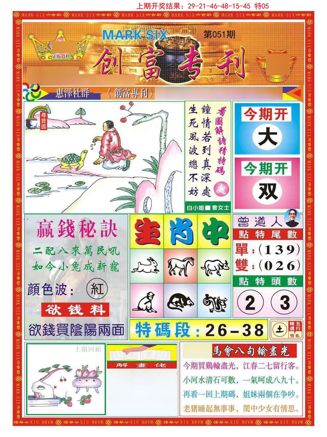 051期创富专刊A[图]