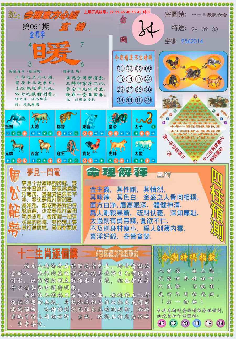 051期(新版)东方心经B[图]