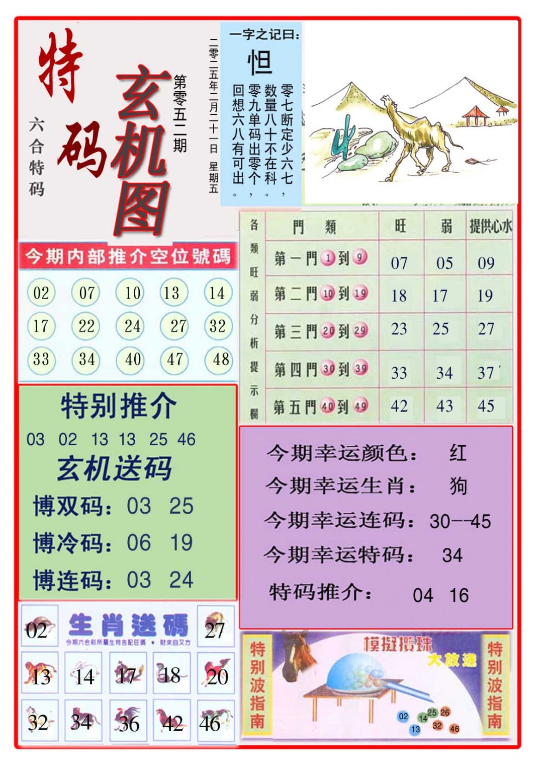 052期特码玄机图[图]