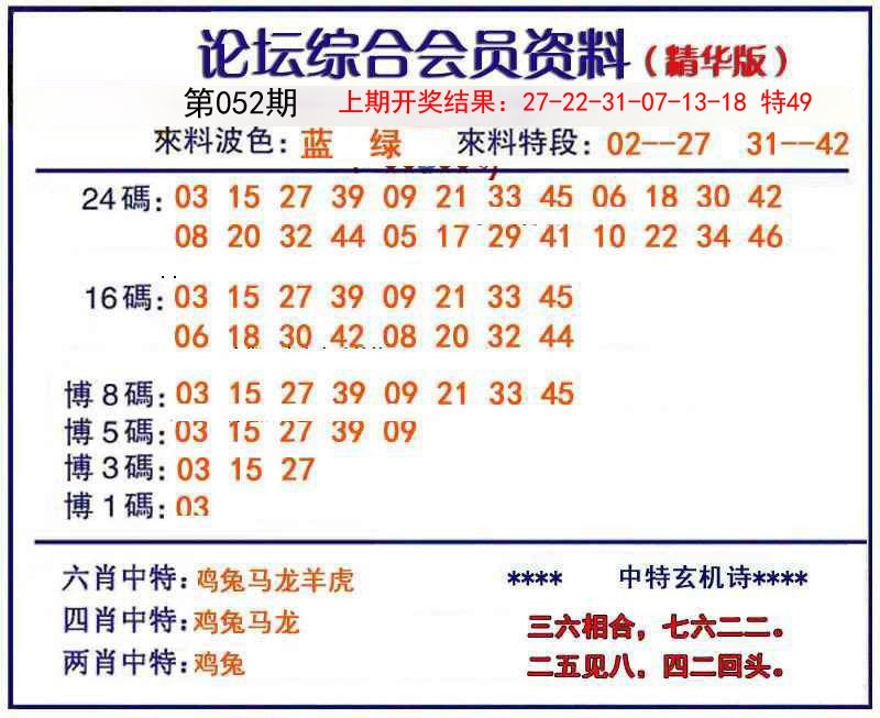 052期综合会员资料[图]