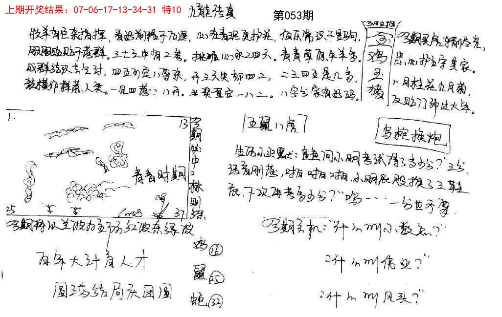 053期手写九龙内幕[图]