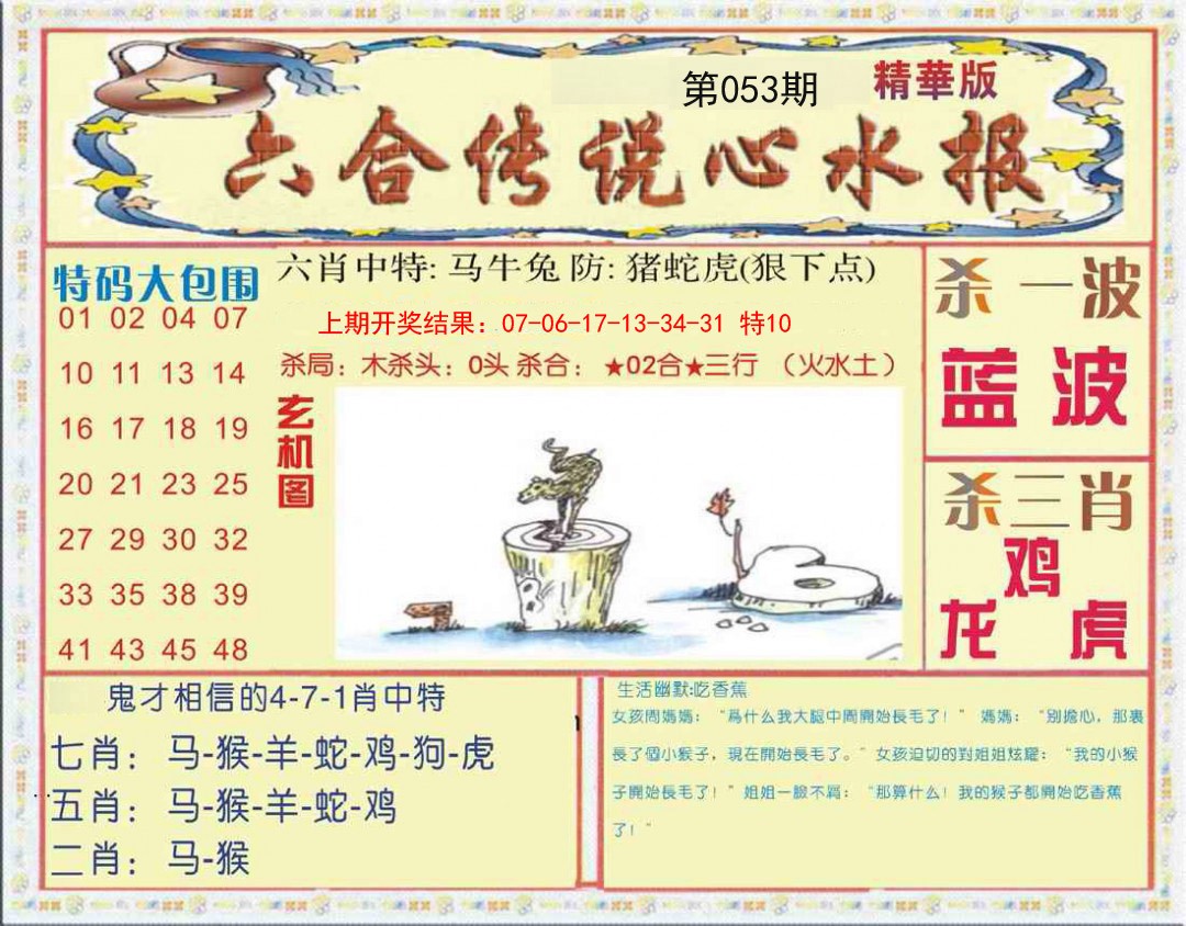 053期六合传说(心水版)[图]