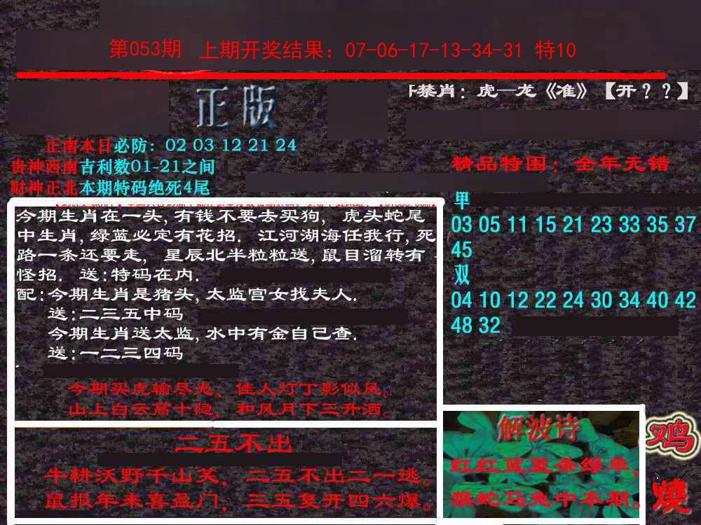 053期新港内幕[图]