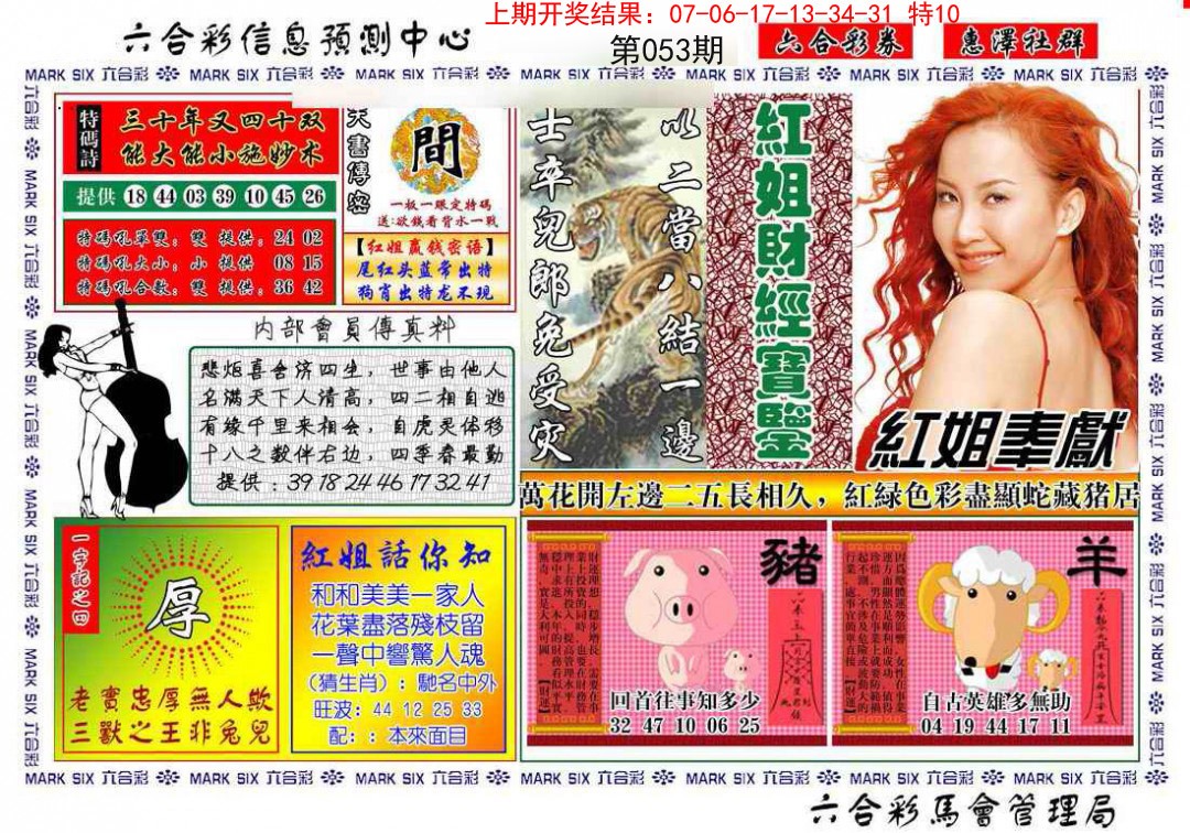 053期红姐财经宝鉴[图]