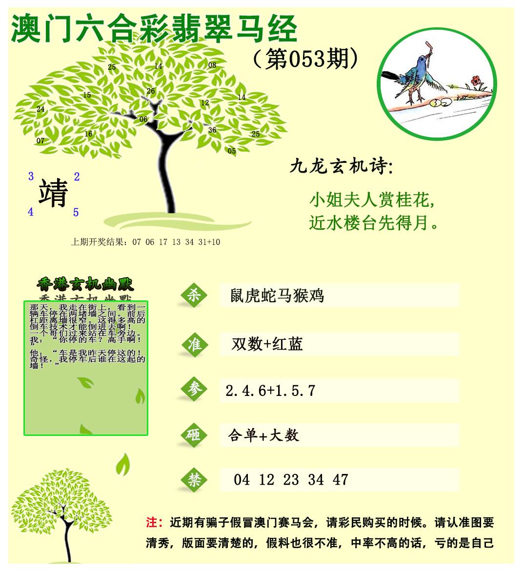 053期翡翠马经[图]