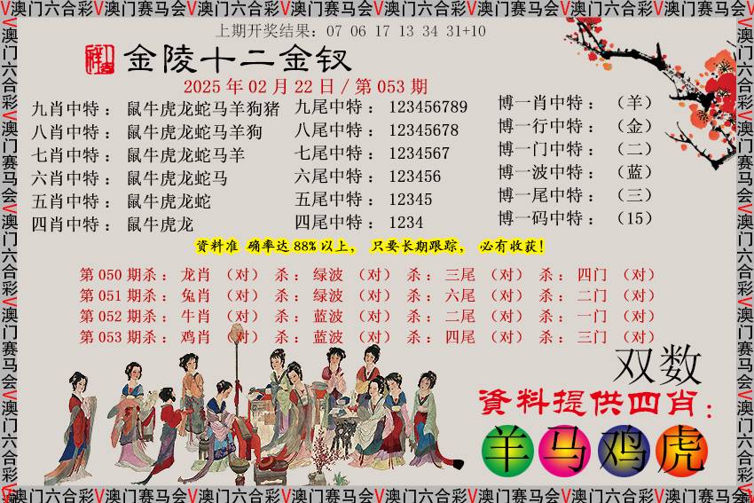 053期金陵十二金钗[图]