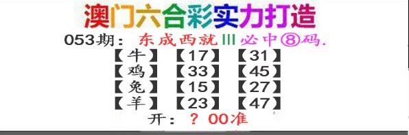 053期东成西就[图]