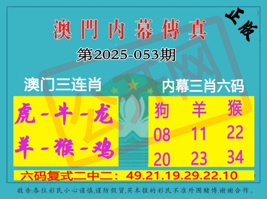 053期内幕传真三肖版[图]