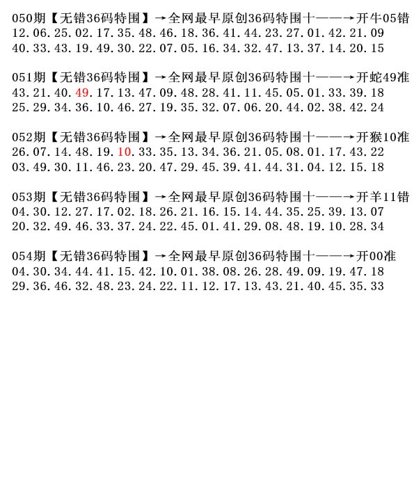 054期36码特围[图]