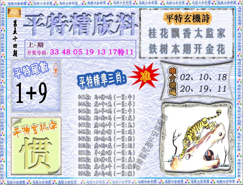 054期平特精版料[图]