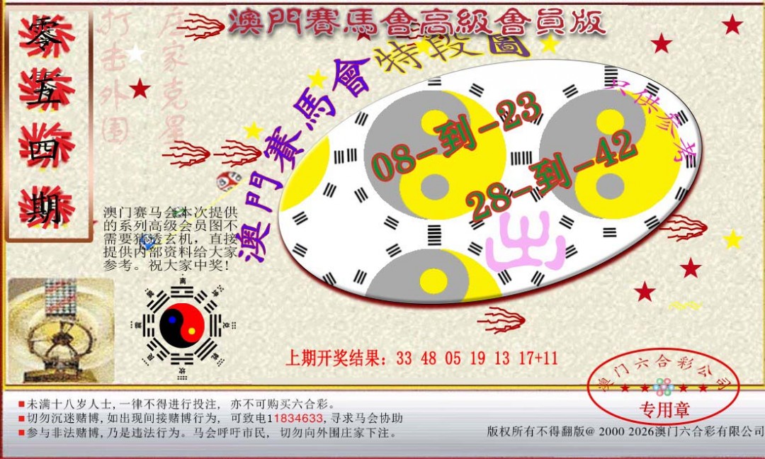 054期赛马会高级段数图[图]