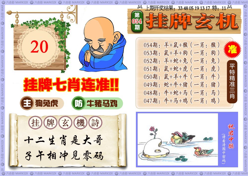 054期挂牌玄机[图]