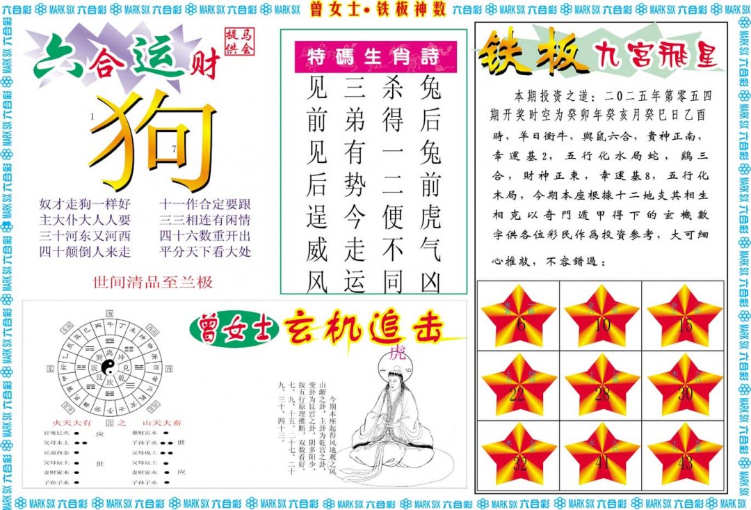 054期曾女士铁板神数B[图]