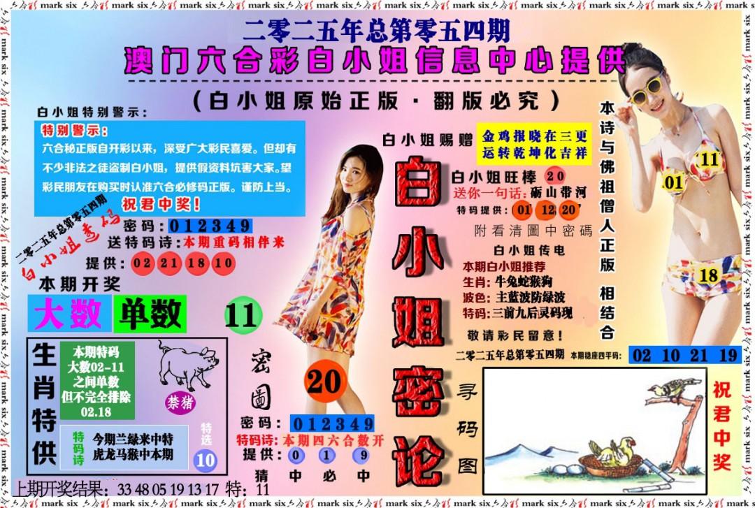 054期白小姐密论[图]